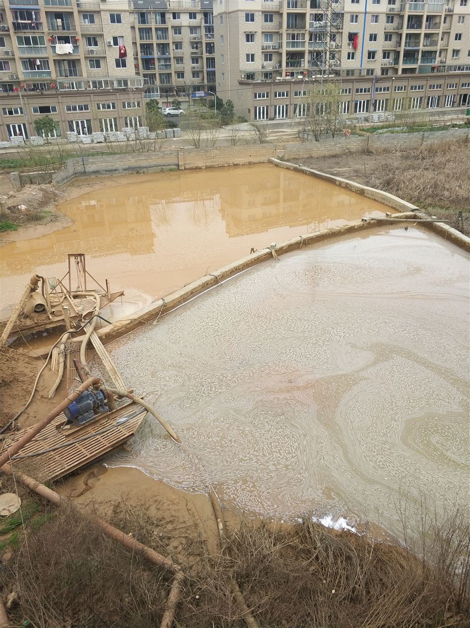 长汀沉淀池淤泥清理-厂区废水池淤泥清淤